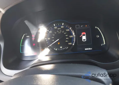 2019 Hyundai Ioniq Hybrid Blue from USA, damaged, VIN KMHC65LC2KU163920